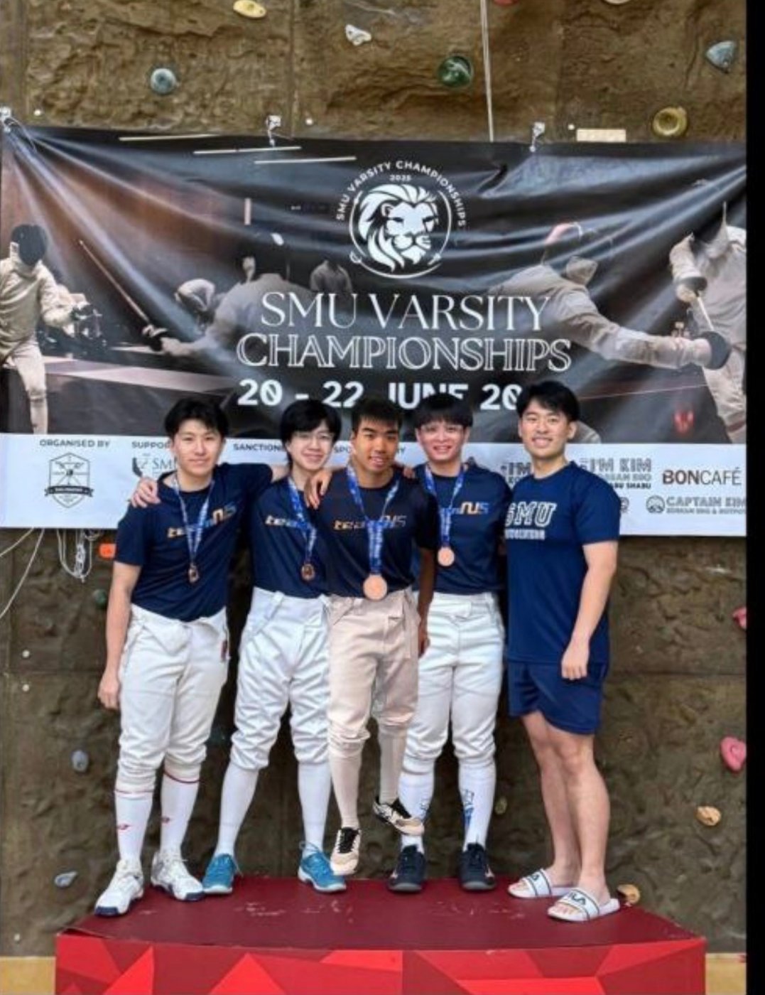 3rd place for SMUVC25 Men's Foil Teams